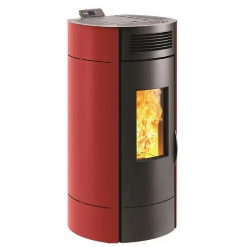 Poêle à granulés de bois Rouge LODI 10 WiFi – 9,5 kW – Trémie 16,5 kg – Invicta Satisfait Ou Remboursé