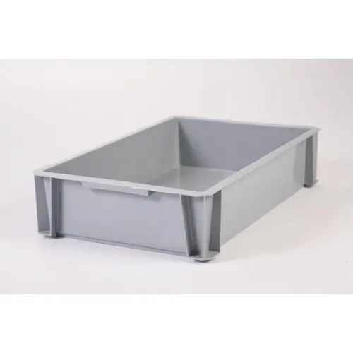 Bac de manutention recyclé IRIS OHYAMA gris, 18L, l.35 x P.55 x H.12 cm - IRIS Pas Cher