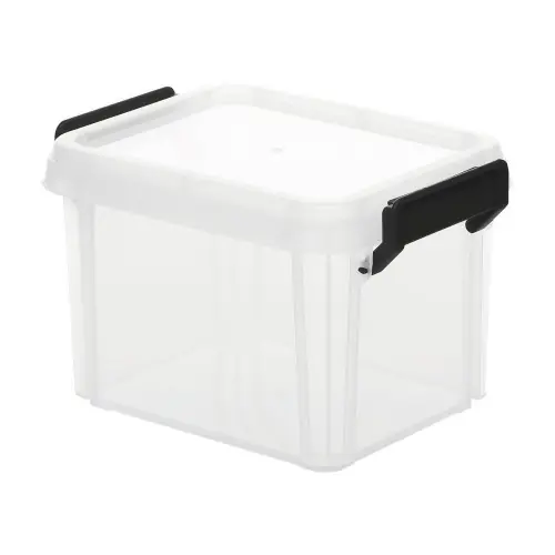 Prix Réduit Boîte à clips transparente IRIS OHYAMA, 2L, H.14.5 x l.22.4 x P.22.5 cm - IRIS