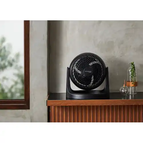 Ventilateur à poser, OHYAMA, Pcf-he18 b noir 31 W, D25 cm – IRIS Petit Prix