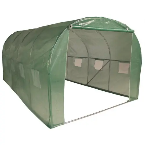 Serre tunnel - 12 m² L. 300 x P. 400 x H. 200 cm - Jany Prix Promo