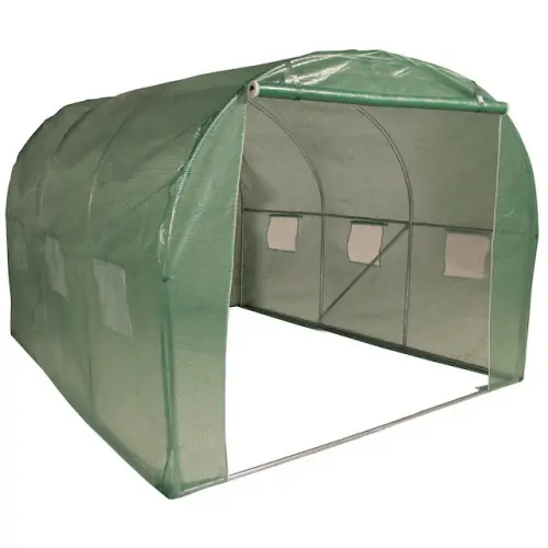 Serre tunnel - 9 m² L. 300 x P. 300 x H. 200 cm - Jany Populaire