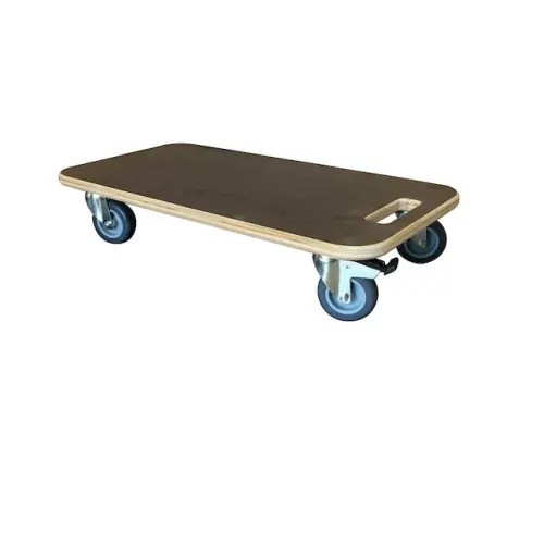 Top Vente Support à pots - avec roulettes - anti-dérapant avec poignet - 60x30 cm - Made in France - Jany