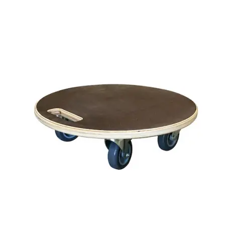 Support de pots - à roulette - anti-dérapant avec poignet - diamètre 40 cm - Jany Offre Spéciale