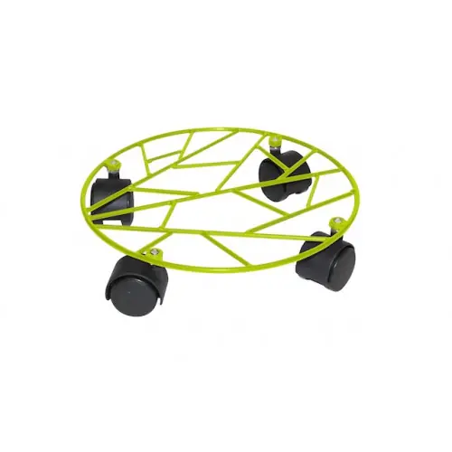 Supports de pots – Trolleys – métal – oxford dia – 25 cm – anis – Jany Prix Cassé