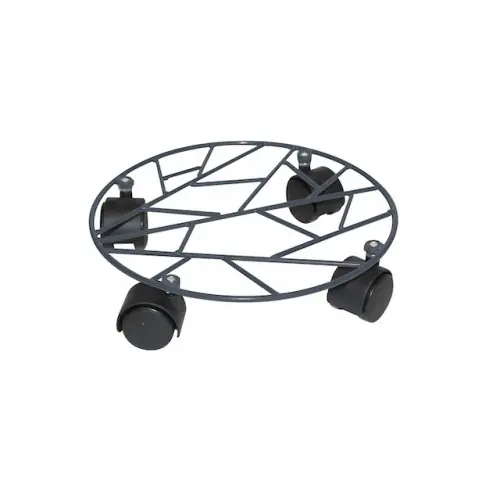 Haute Qualité Supports de pots – Trolleys – métal – oxford dia – 25 cm – anthracite – Jany