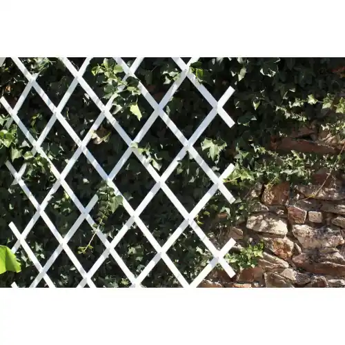Certifié Treillage JANY DECO pvc blanc l.0.07 x H.1 x L.2 m – Jany