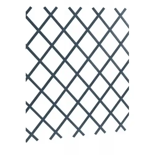 Meilleur Choix Treillage JANY DECO pvc gris l.0.07 x H.1 x L.2 m – Jany