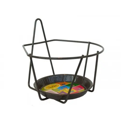 Support Pot Jardifer Rond Gris, H.20.5 X L.22 Cm – JARDIFER Authentique