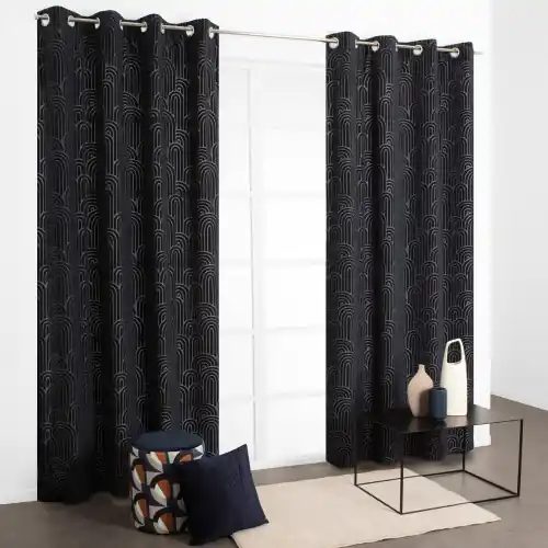 Rideau tamisant agueda 135x240cm bleu marine – JBY CREATION Marque