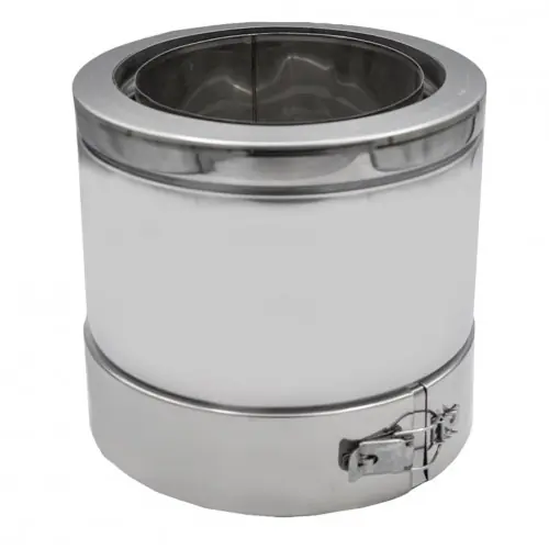Acheter Direct Adaptateur haut – conduit flexible isolé vers conduit pellets Ø80 mm – Joncoux