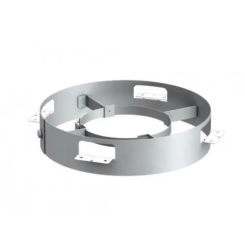 Bride de distance de sécurité - Ø130/190 mm - pour conduit flexible isolé Vela - Inox galvanisé - Joncoux Offre Limitée