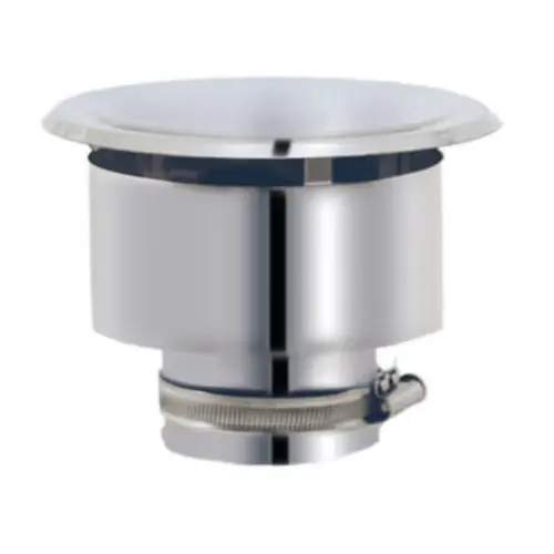 Chapeau aspirateur antipluie & anti-volatile - Pour tubage flexible - Ø100MM - modèle Apollo - pour pellets - Joncoux Authentique