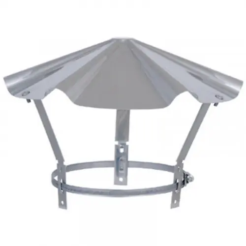Chapeau chinois en inox - N°A1 - diamètre de 80 à 125 mm - Joncoux Quantité Limitée