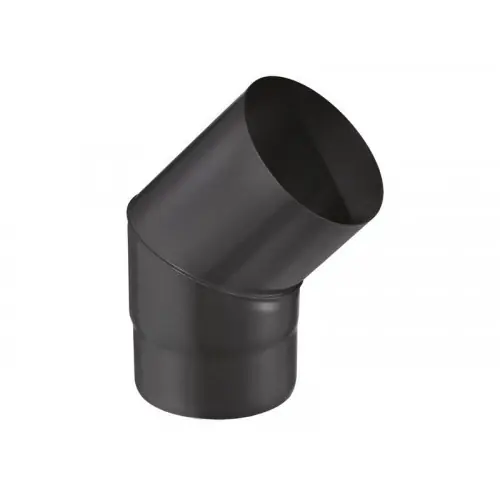 Coude émaillé de 45° d‘angle – pour raccordement – diamètre 125 mm – longueur 13 cm – épaisseur 0,7 mm – Joncoux Soldes