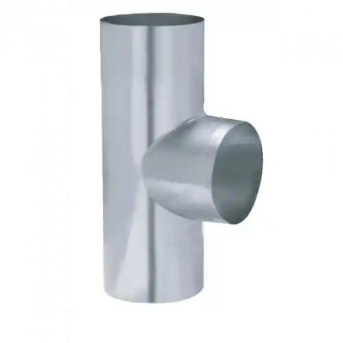 Coude en T galvanisé de 90° d‘angle – diamètre 150 mm – Egal – Joncoux Haute Qualité