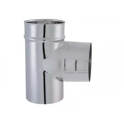 Achetez Aujourd&rsquo;hui Coude en T pour raccordement de 90° d‘angle – modèle TYRAL – inox 304 – double emboitement – Ø139 – Joncoux