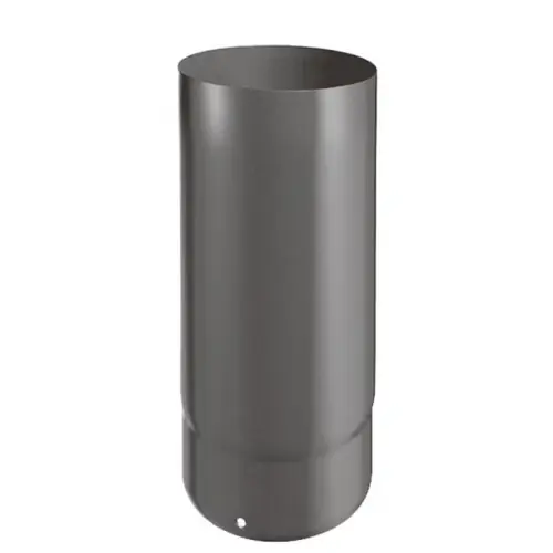 Nouveauté Elément droit - Hauteur 250 mm - Email 0.7mm - Noir mat - Ø125 - Joncoux