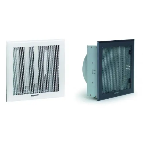 Satisfait Ou Remboursé Grille de hotte blanche avec pare-chocs Ø150 mm – 191 x 191 mm – Joncoux