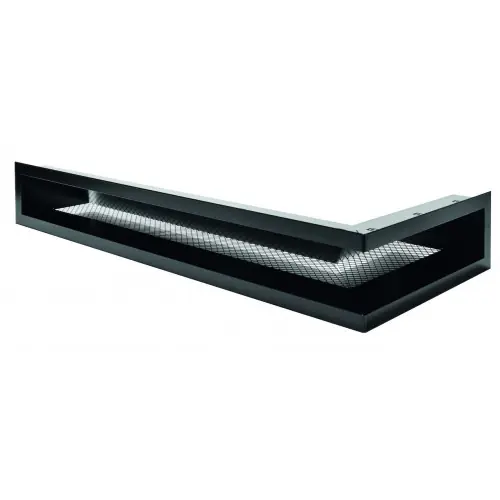 Commander Vite Grille de hotte d’angle noire - 500 x 110 x 500 mm - Joncoux