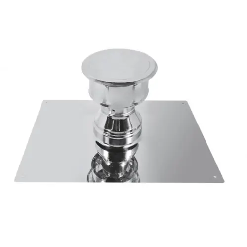 Kit de finition haut de conduit – modèle Apollo – Pour Poêle à Pellets – Inox – Ø80 350/350 – Joncoux Pas Cher