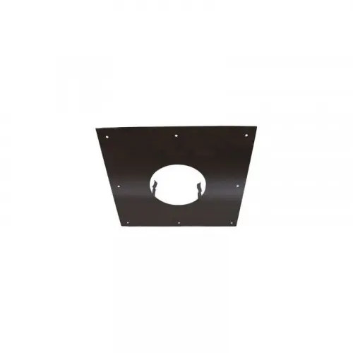 Expédié Aujourd&rsquo;hui Plaque de propreté – 500x300MM – noire – pour conduit de diamètre 125MM – Joncoux