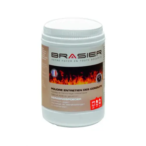Poudre de ramonage catalytique Brasier - Pot de 900 g - Joncoux Vente Flash