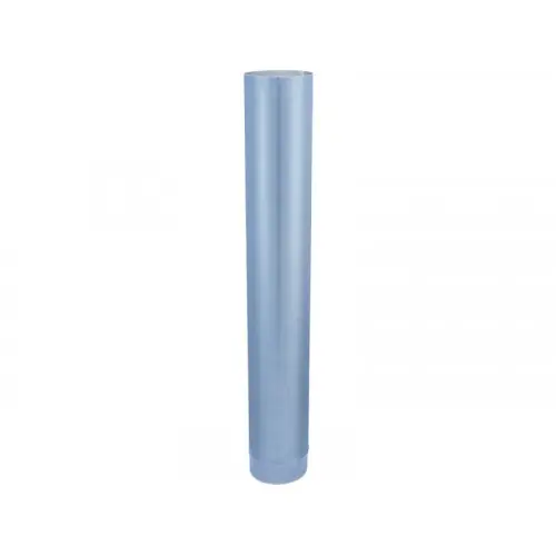 Bon Marché Tuyau aluminié de raccordement - modèle POLYFEU - Diamètre de 125mm - Longueur 1M - Joncoux