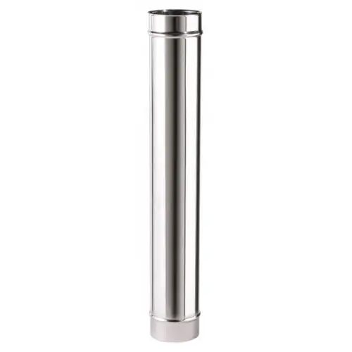 Tuyau de raccordement - 1M de longueur - modèle TYRAL - inox 304 - Ø125 - Joncoux Paiement Sécurisé