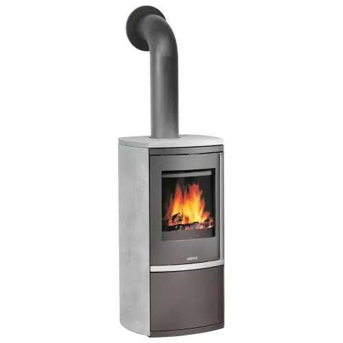 Meilleure Vente Poêle à bois Reno R Acier Gris – Pierre Ollaire – 6 kW – Justus