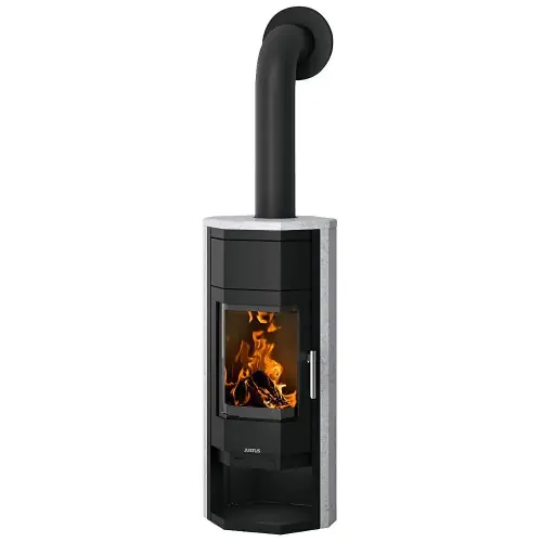 Poêle à bois Usedom 5 W+ 2.0 Acier Noir – Pierre Ollaire – 5,5 kW – Justus Seulement Aujourd&rsquo;hui