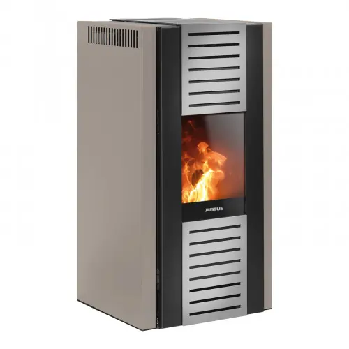 Populaire Poêle à granulés hydro Sirkos Aqua 2.0 Taupe – 2,8-9,2 kW / 7 kW pour eau – Justus