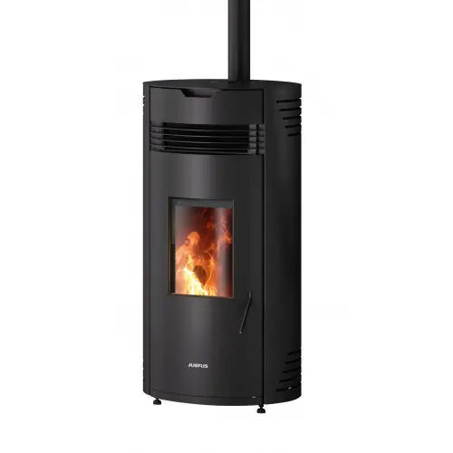 Commander Maintenant Poêle à granulés Norta Acier Noir – 2,4-8,0 kW – Justus