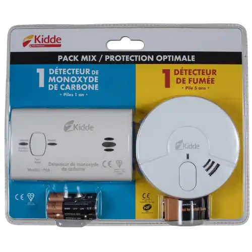 Détecteur de fumee + Détecteur de monoxyde pack kidde – Kidde Produit De Marque