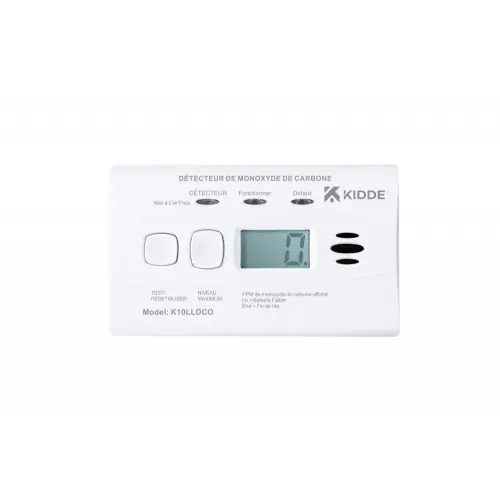 Achetez Aujourd&rsquo;hui Detecteur de monoxyde de carbone KIDDE 10lldco-k797, 10 ans – Kidde