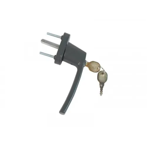 Acheter En Ligne Poignee de fenetre a cle ACBAT Keys, aluminium mat gris – KINTECH