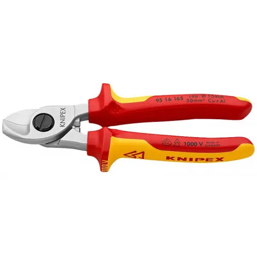 Coupe-cables électriques simple tranchant – 15mm L 165 mm – KNIPEX Affaire À Saisir