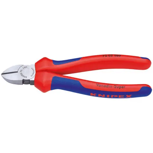 Pince coupante diagonale 140 mm poignées bi-matière – KNIPEX Réduction