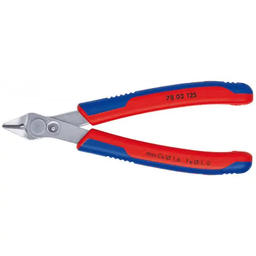 Pinces électroniques coupantes diagonales 125 mm à ras – KNIPEX Quantité Limitée