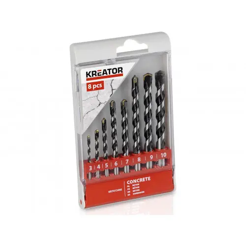 Réduction Coffret de 8 mèches béton – Kreator