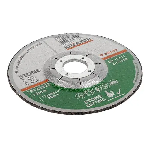 Disques à tronçonner - pierre - Ø 230 x 3 mm - 6 pièces - Kreator Nouvel Arrivage
