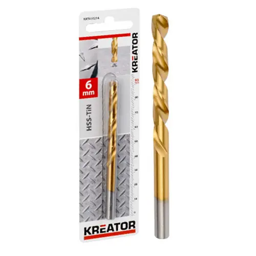 Réduction Foret métaux en titane HSS Ø 4,8x86mm – Kreator