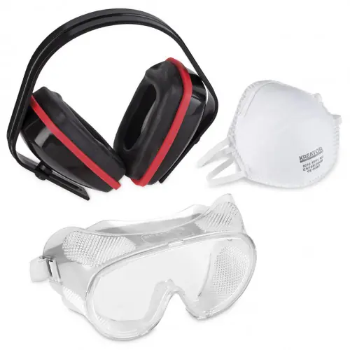 Prix Choc Kit protection – masque/antibruit/lunettes – Kreator