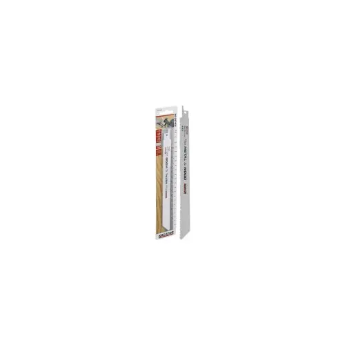 Lames de scie sabre bi-metal pour bois et metaux 2 lames 225 mm 10 / 14 tpi (2,5 / 1,8 mm) - Kreator Solde