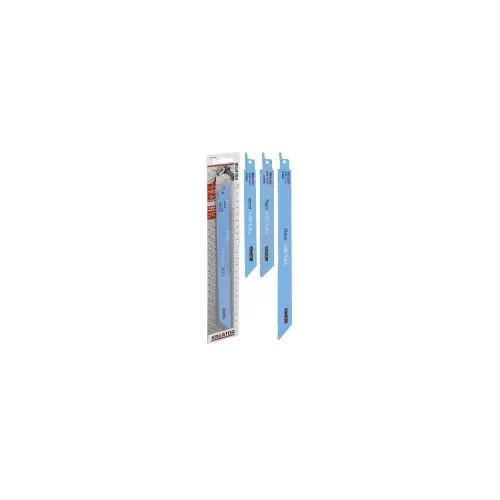 Lames de scie sabre bi-metal pour metaux 2 lames 150 mm 24 tpi (1 mm) - Kreator Solde