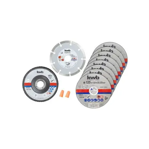 Acheter En Ligne 10 disques à tronçonner extra fins, 125×1,0mm – KWB by Einhell