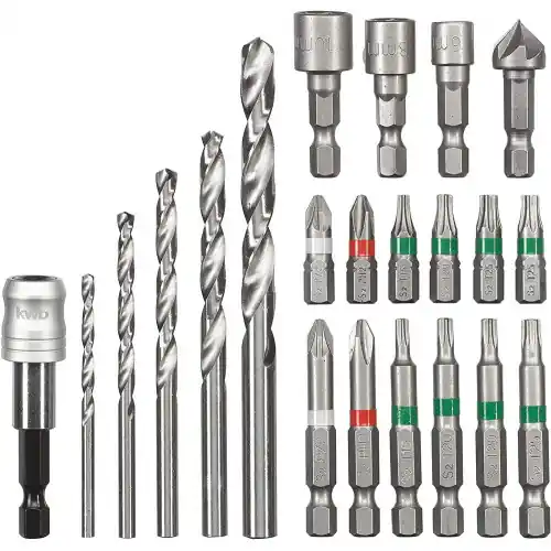 Expédié Aujourd&rsquo;hui Accessoires pour Perceuse Visseuse sans fil Bit-Bohrerbox 22tlg. S-Box – KWB by Einhell