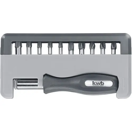 Boîte de 12 embouts pratique en acier TQ60 pour perceuse visseuse sans fil – KWB by Einhell Usine Directe