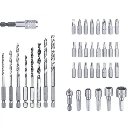Coffret de forets/embouts pour Perceuse Visseuse sans fil – 39 pièces – KWB by Einhell Promotion Saisonnière