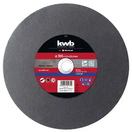 Disque à tronçonner 355×25,4×3,2 mm – KWB by Einhell Prix Choc